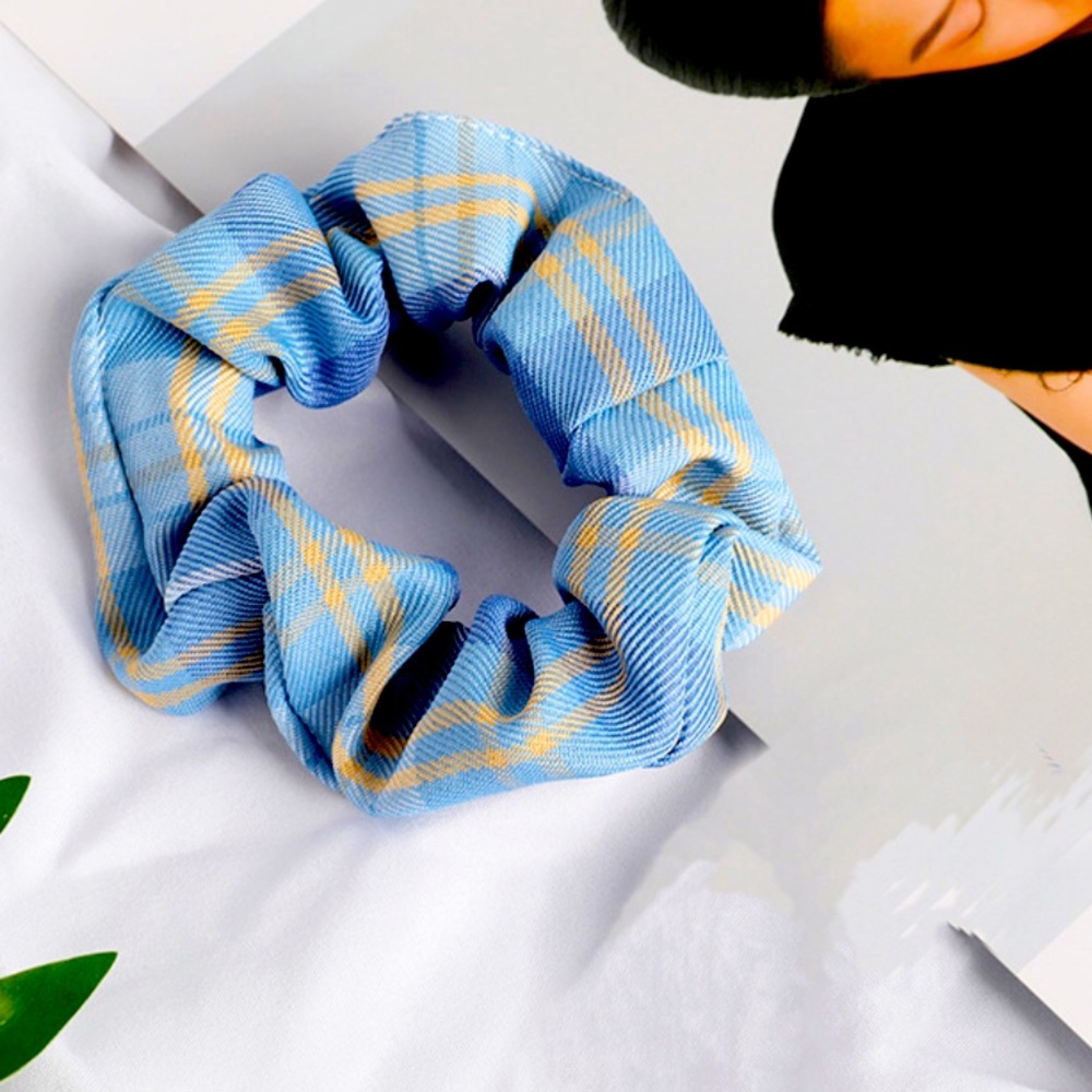 Plaid Scrunchie